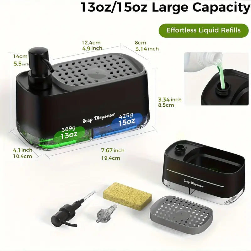 Deluxe Soap Dispenser Set